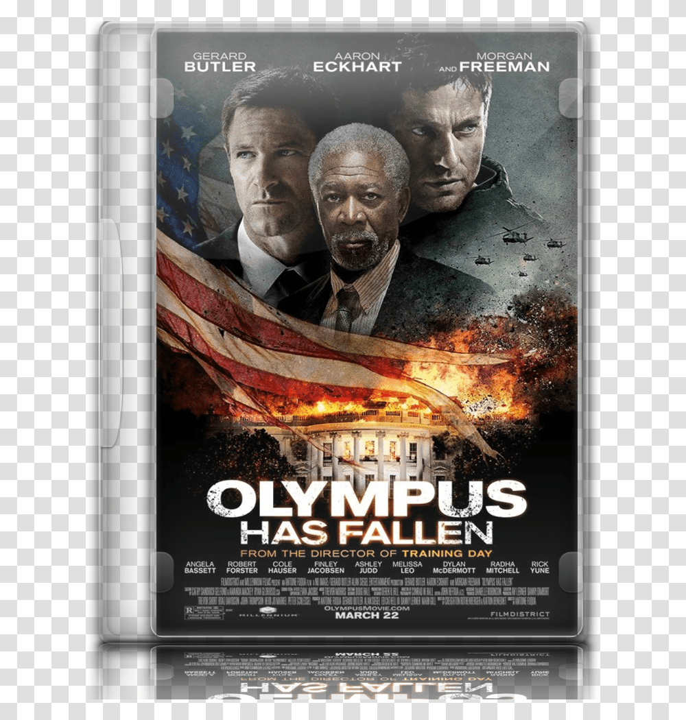 Olympus Has Fallen Movie Posters With Actors Names, Advertisement, Person, Human, Flyer Transparent Png