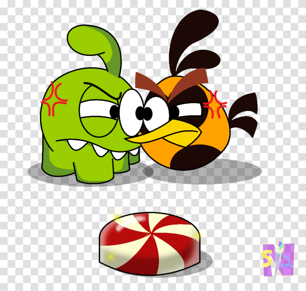 Om Nom Angry Birds Transparent Png