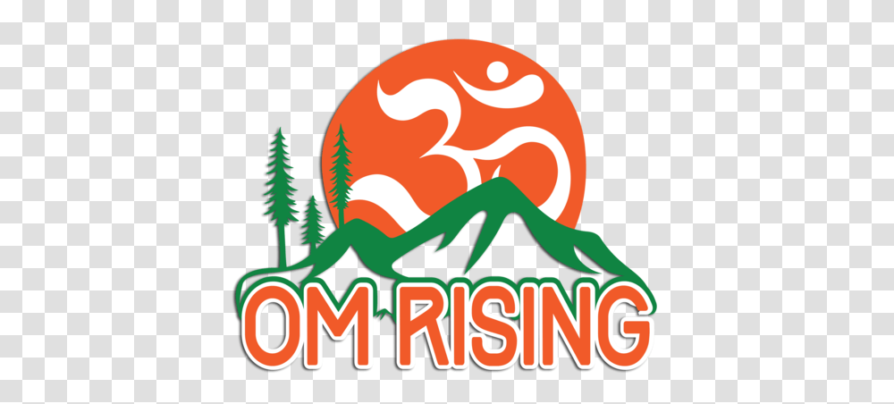 Om Rising Yoga Music Gathering Getgurud, Vegetation, Plant, Label Transparent Png