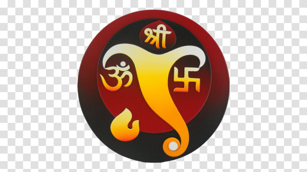 Om Shri Swastik Wall Hanging Circle, Logo, Symbol, Sports Car, Text Transparent Png