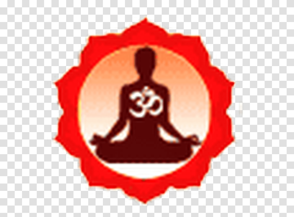 Om Yoga Ashram Emblem, Logo, Trademark, Birthday Cake Transparent Png