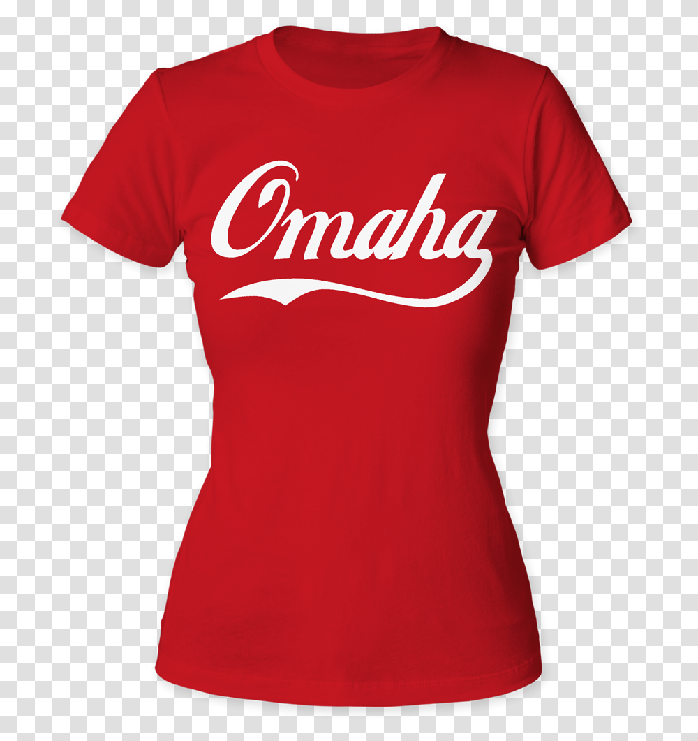 Omaha Classic Coke Logo Tee, Apparel, T-Shirt Transparent Png
