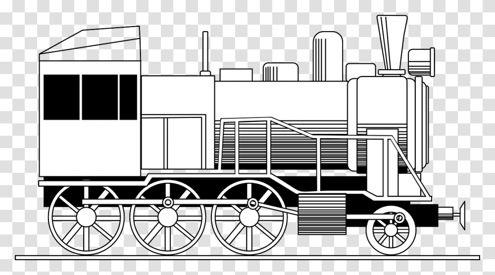 Omalovnky K Vytisknut Vlak, Locomotive, Train, Vehicle, Transportation Transparent Png