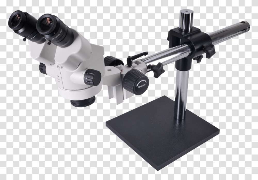 Omano Om2300s Jw11 Zoom Stereo Boom Microscope Microscope, Machine, Robot, Tripod, Sink Faucet Transparent Png