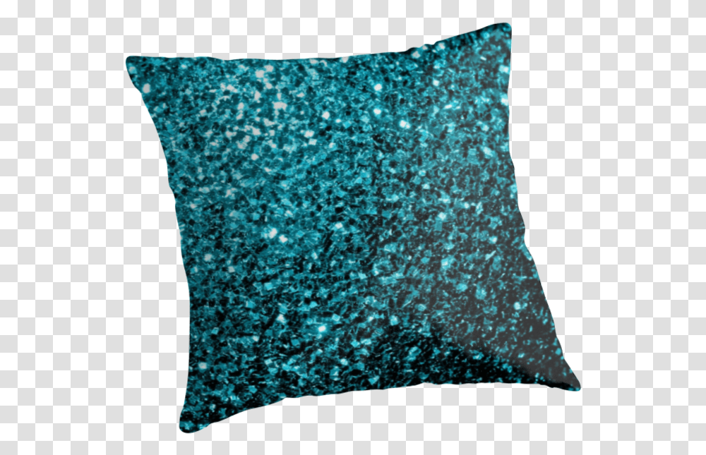 Ombre Glitter Blue, Pillow, Cushion, Rug Transparent Png