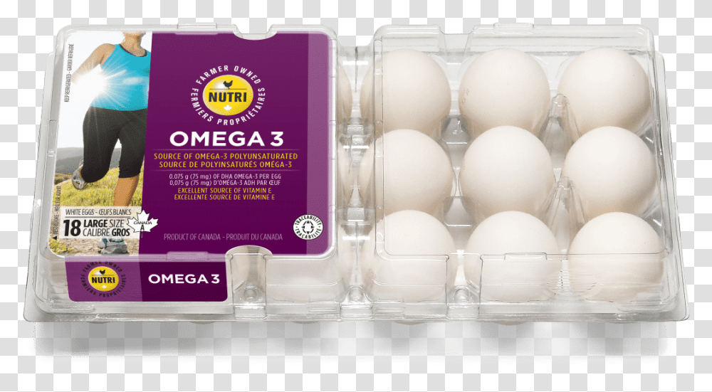 Omega 3 Large White Eggs Box, Person, Human, Food Transparent Png