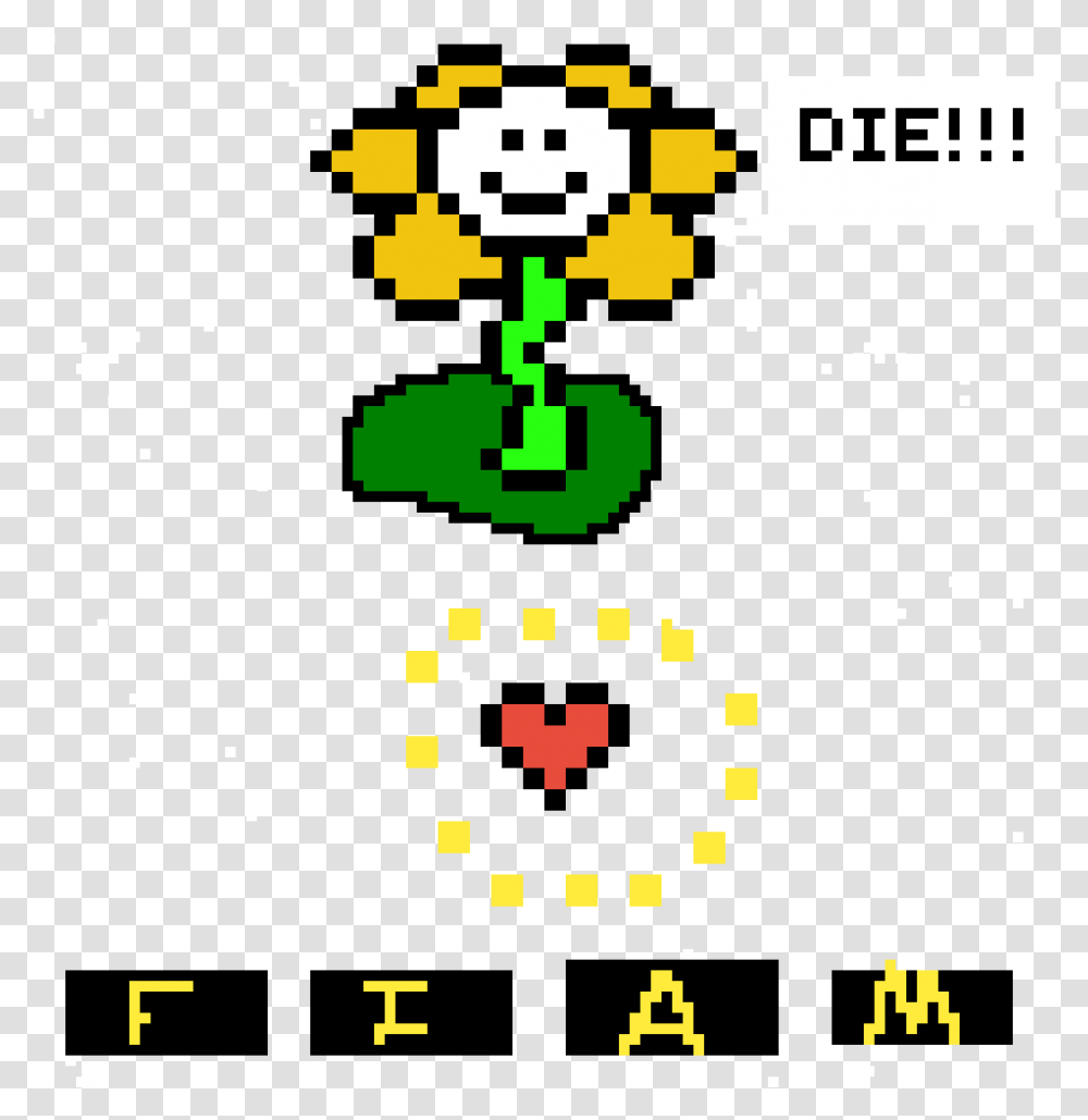 Omega Floweys Transformation Gif Undertale Flowey Sprite, Pac Man Transparent Png