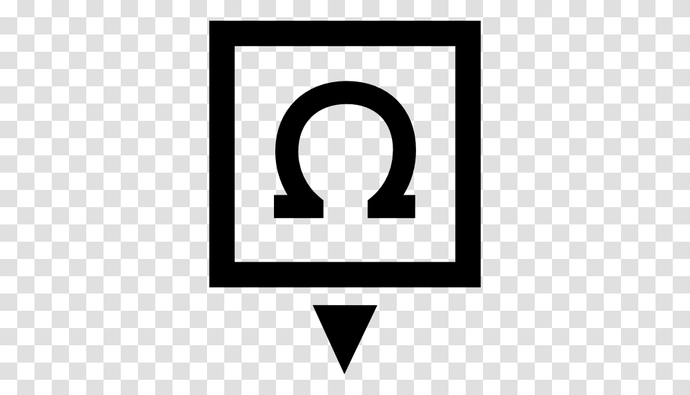 Omega Icon, Rug, Lock, Security Transparent Png