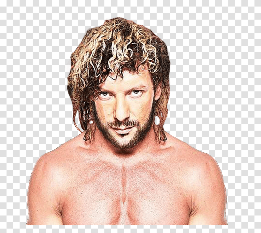 Omega Kenny Omega Barechested, Face, Person, Human, Beard Transparent Png