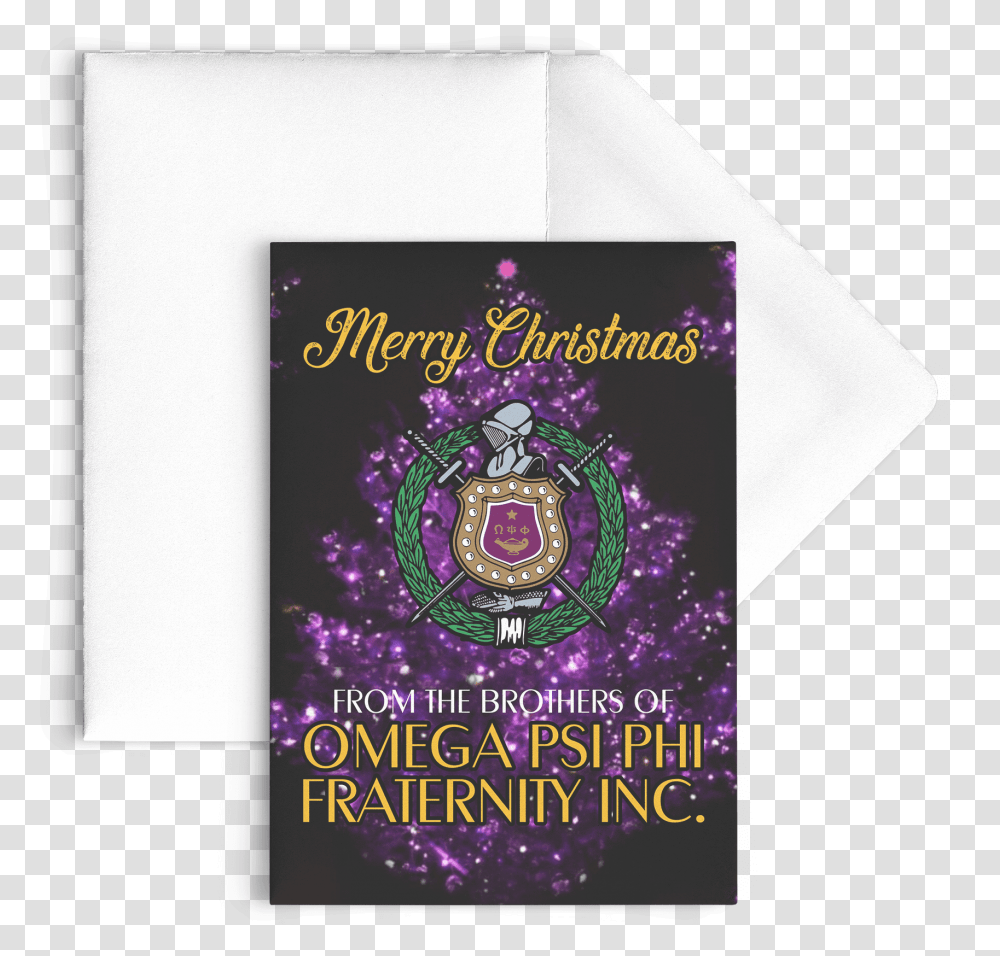 Omega Psi Phi Christmas Card Omega Psi Phi Christmas, Passport, Id Cards Transparent Png