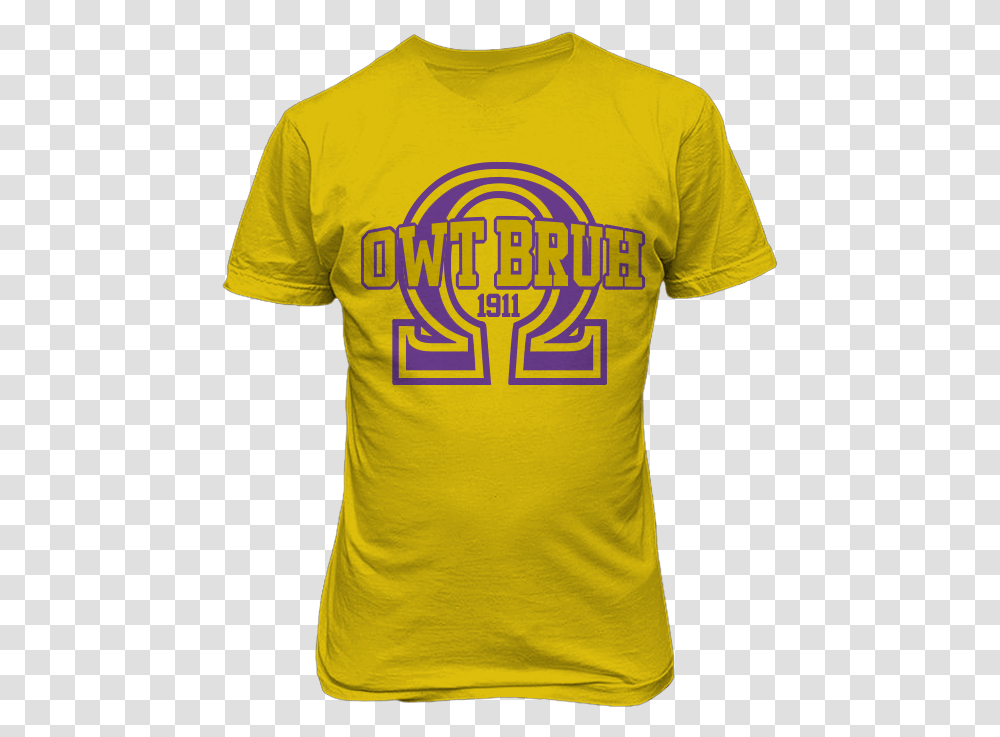 Omega Psi Phi Owt Bruh T Shirt T Shirt Print, Apparel, T-Shirt, Person Transparent Png