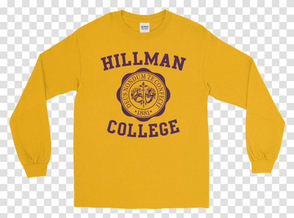 Omega Psi Phi Themed Hillman College Long Sleeve T Shirt Love Hood Niggas Shirt, Apparel, T-Shirt, Jersey Transparent Png