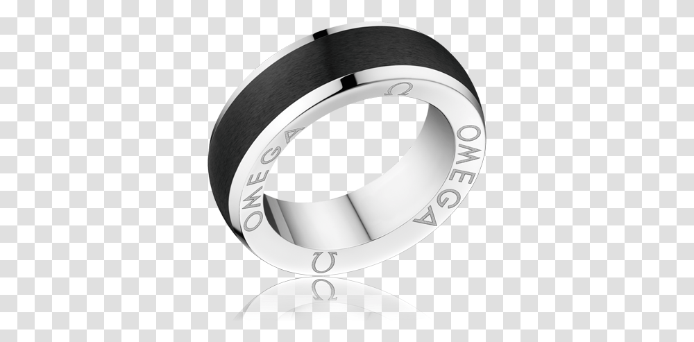 Omega Ring Black Ceramic Solid, Platinum, Jewelry, Accessories, Accessory Transparent Png