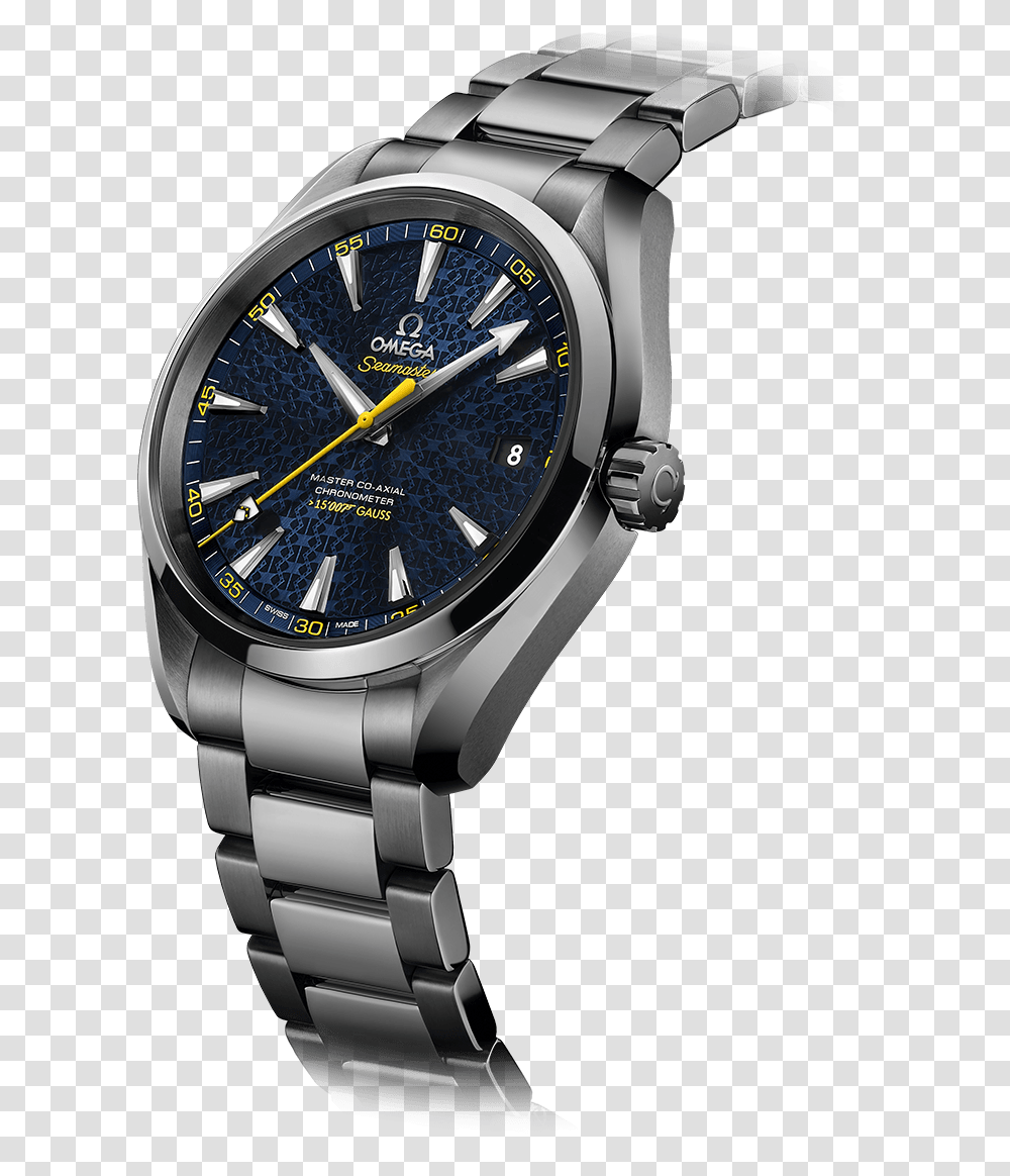 Omega Seamaster Omega James Bond Spectre Aqua Terra, Wristwatch Transparent Png