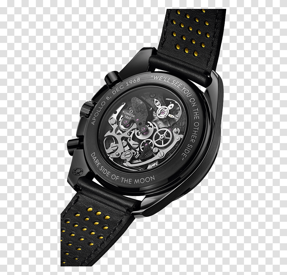 Omega Speedmaster Apollo 8, Wristwatch, Digital Watch Transparent Png