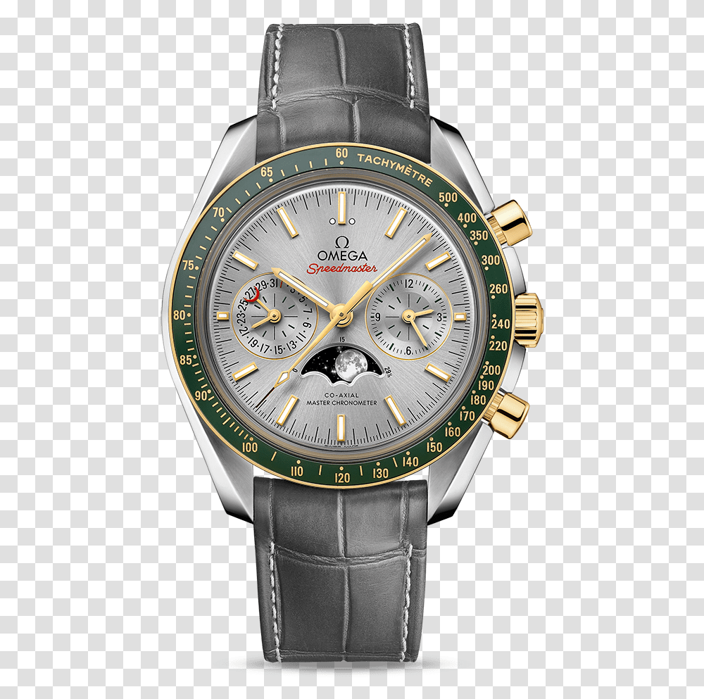 Omega Speedmaster Moonphase Green, Wristwatch, Clock Tower, Architecture, Building Transparent Png