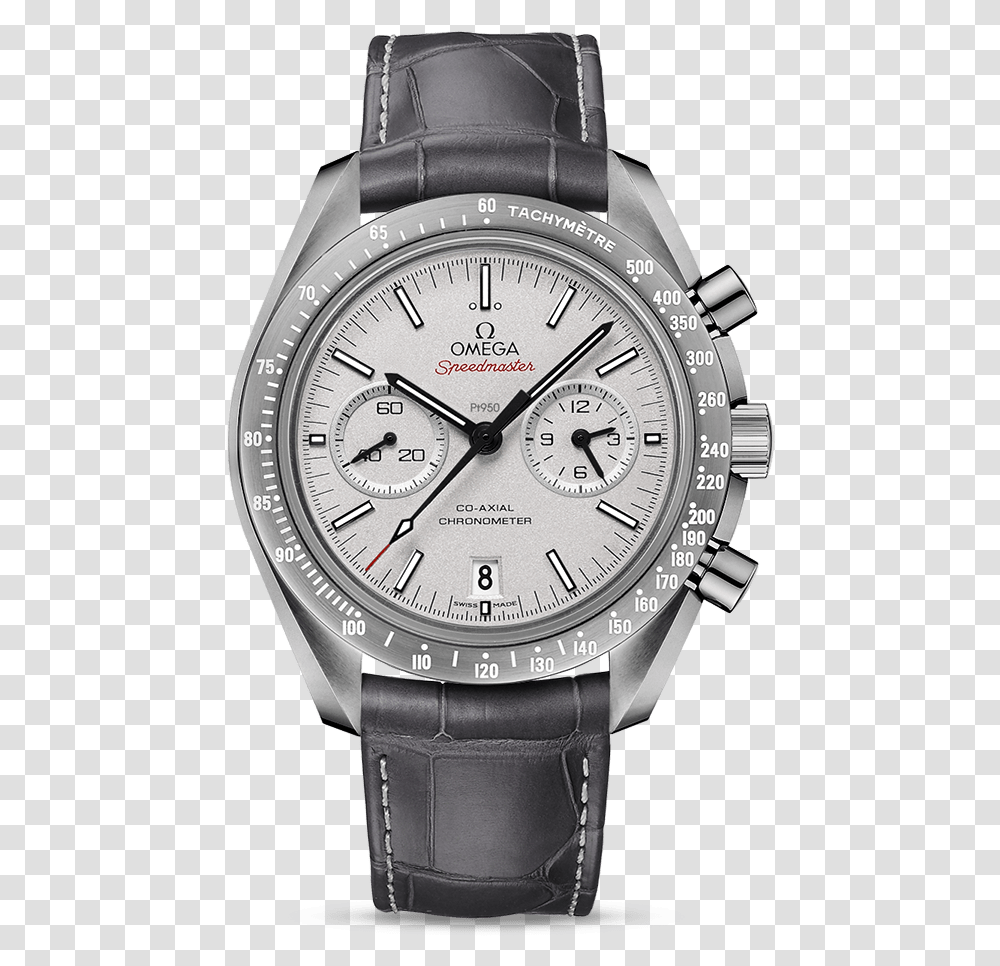 Omega Speedmaster Moonwatch Grey, Wristwatch Transparent Png