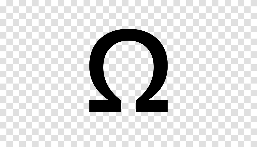 Omega Typography Alphabet Icon With And Vector Format, Gray, World Of Warcraft Transparent Png