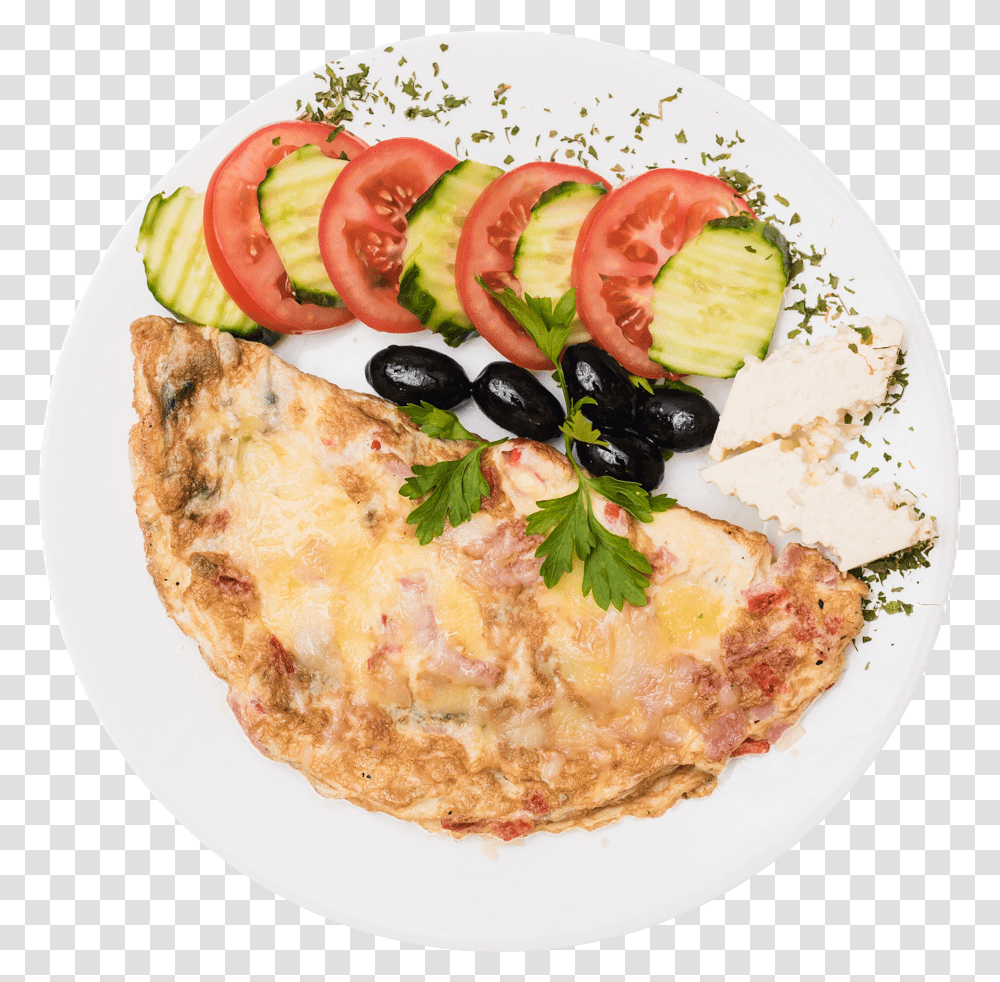 Omelette Free Image Omleta, Dish, Meal, Food, Platter Transparent Png