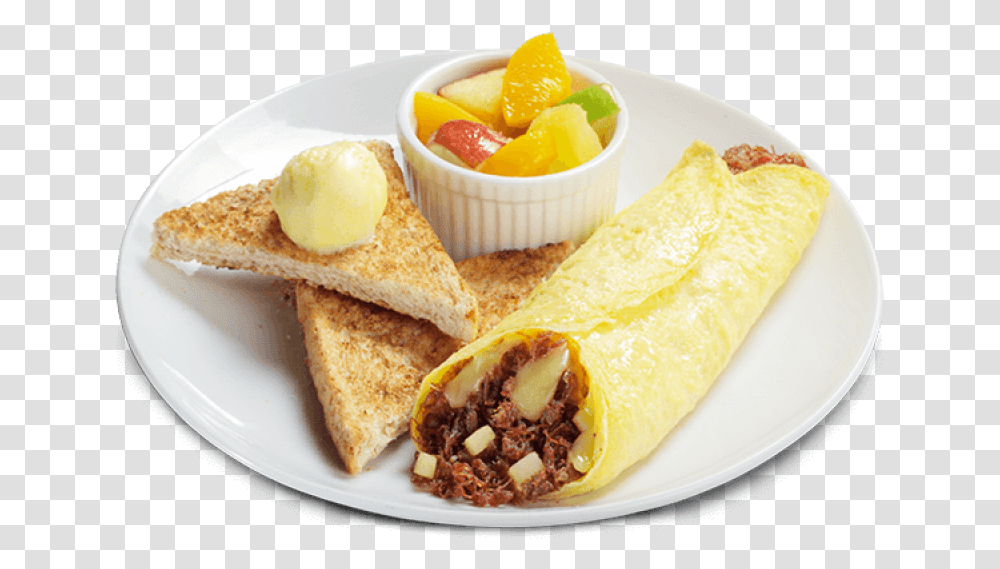 Omelette Image Omelette, Food, Breakfast, Toast, Bread Transparent Png