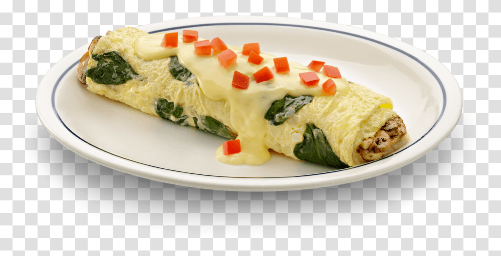 Omelette With Veggie, Dish, Meal, Food, Plant Transparent Png