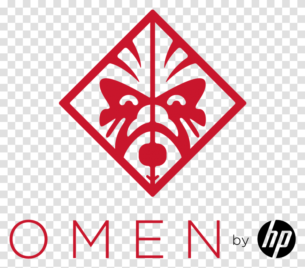 Omen By Hp Logo, Road Sign, Trademark, Light Transparent Png