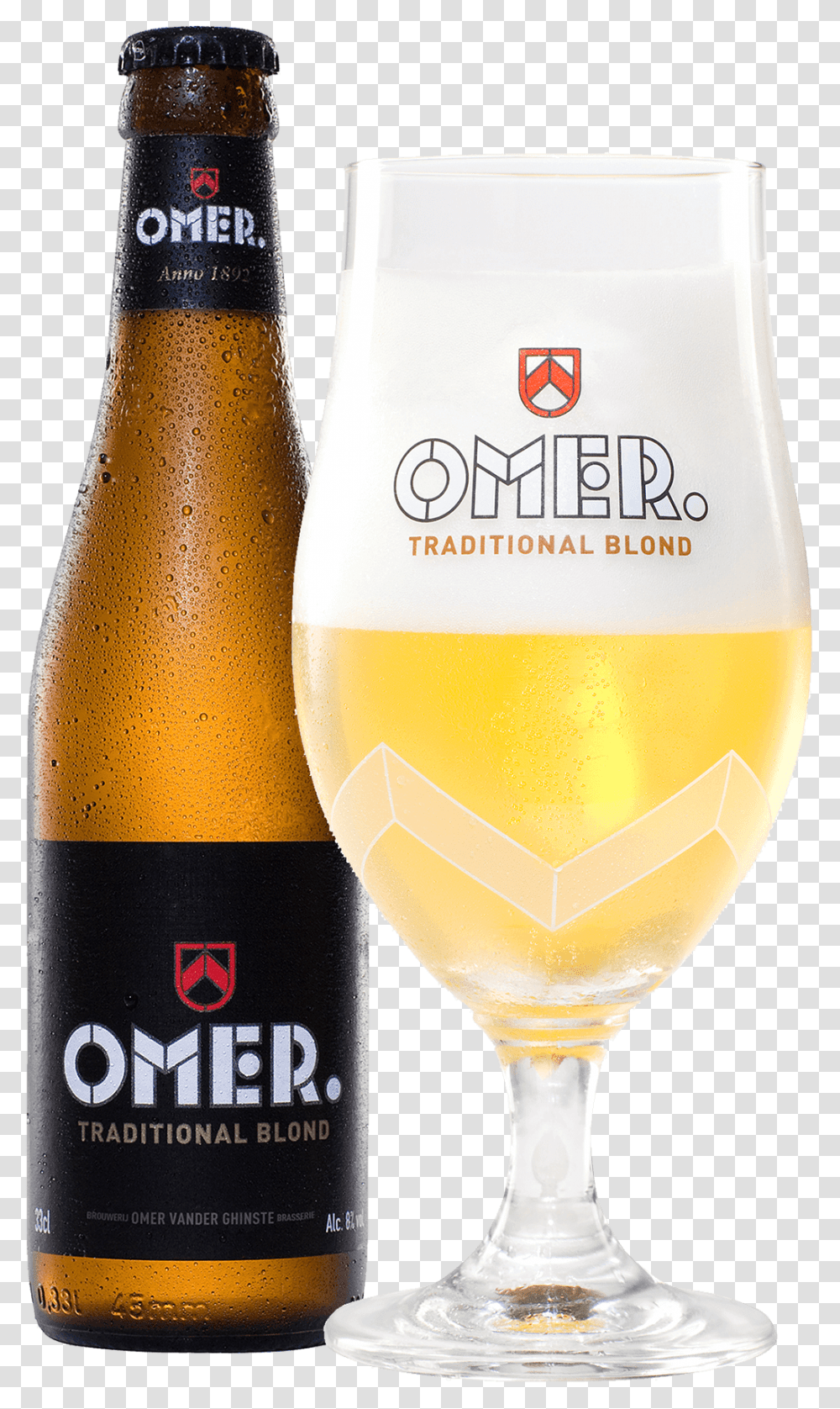 Omer Traditional Blond Cleaned Packshot Omer Traditional Blond Brouwerij Bockor Nv, Beer, Alcohol, Beverage, Drink Transparent Png
