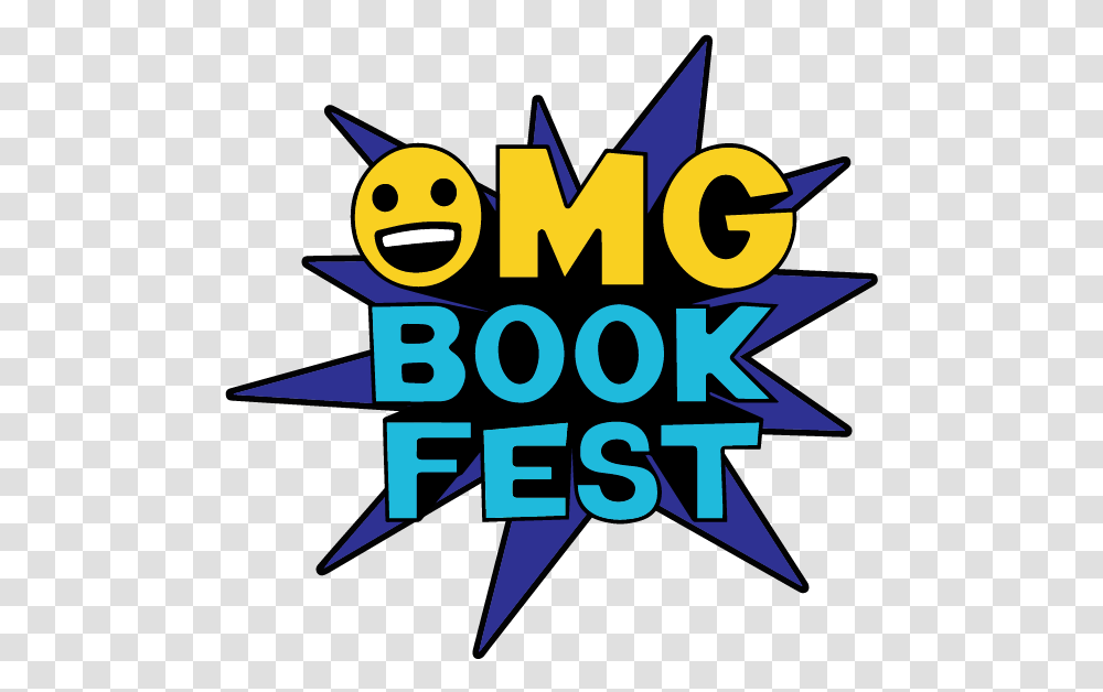 Omg Bookfest Book Fest, Text, Symbol, Poster, Advertisement Transparent Png