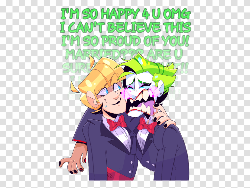 Omg Joker Did You Cry During The Wedding Cartoon, Advertisement, Poster, Flyer, Paper Transparent Png