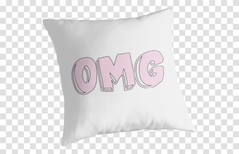 Omg Tumblr Throw Pillow Cushion, Diaper Transparent Png