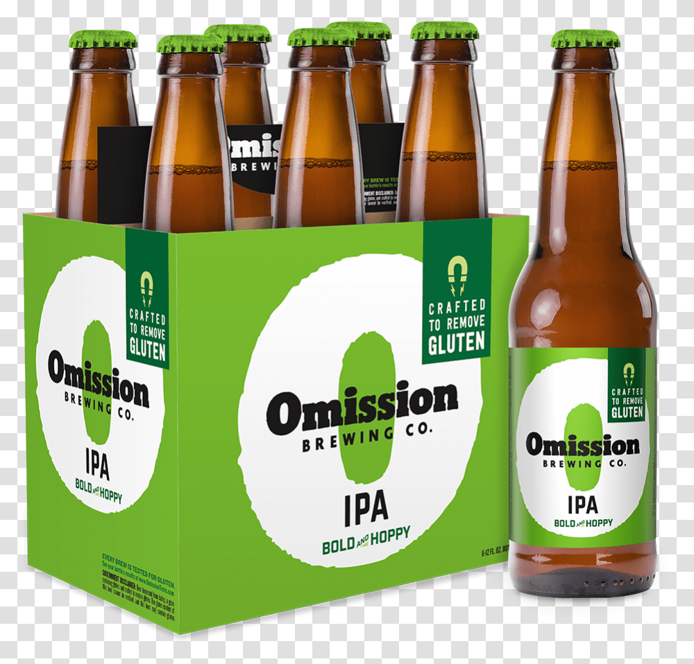 Omission Ultra Light Beer, Alcohol, Beverage, Drink, Bottle Transparent Png