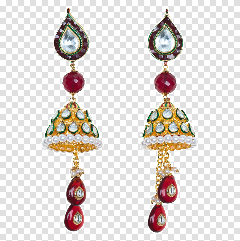 Omkari Jhumka Earrings Ear Wear Jewellery, Accessories, Accessory, Jewelry, Gemstone Transparent Png
