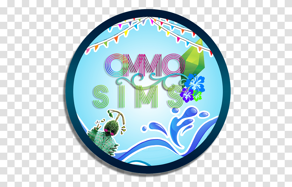 Ommo Sims Circle, Birthday Cake, Dessert Transparent Png
