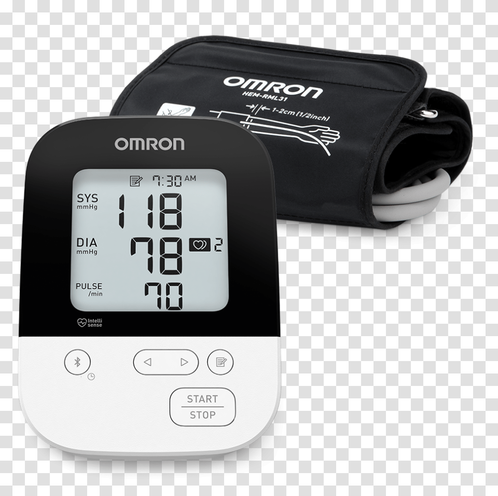Omron 5 Series Blood Pressure Monitor, Electronics, Camera, Screen, Display Transparent Png