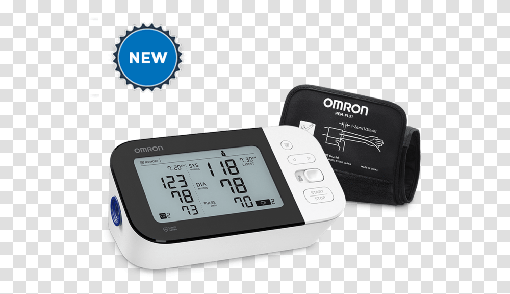Omron Bp7350 Bluetooth 7 Series Upper Omtron Bp Cuff, Mobile Phone, Electronics, Cell Phone, Monitor Transparent Png