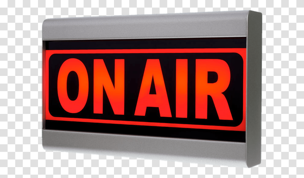 On Air Light Sign, Word, Number Transparent Png