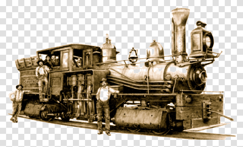 On April 18 2015 The Ontario Narrow Gauge Show Holds Steam Engine, Locomotive, Train, Vehicle, Transportation Transparent Png