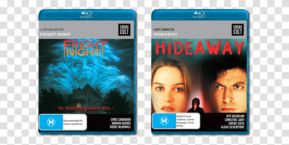 On February 6th Fright Night And Hideaway Will Release Hideaway 1995 Blu Ray, Person, Id Cards, Mobile Phone Transparent Png