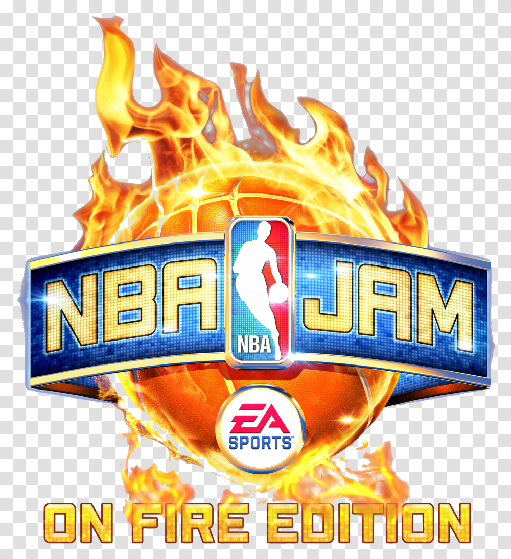 On Fire Edition Nba Jam Transparent Png