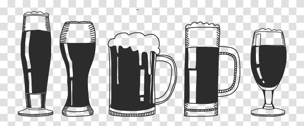 On Tap This Week Draft Beer Black And White, Jug, Coffee Cup, Stein, Water Jug Transparent Png