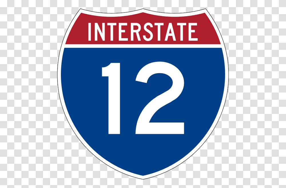 On The Number 12 Interstate 40, Label, Word Transparent Png