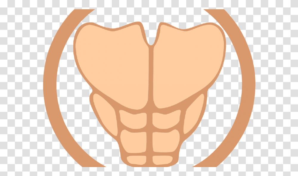 On The Road To The Mighty Six Pack Nerdow Six Pack Abs Cartoon, Jaw, Heart Transparent Png