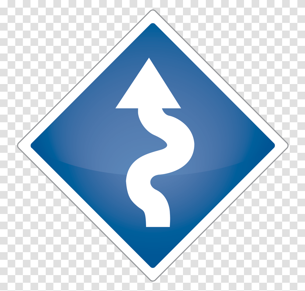 On The Road Traffic Sign, Road Sign Transparent Png