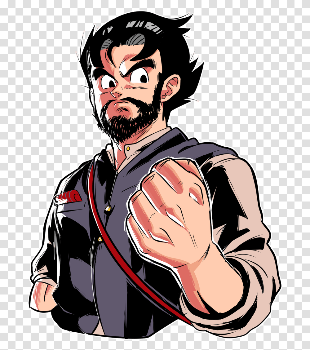 On Twitter Dbz X Red Dead Redemption Cartoon, Hand, Person, Human, Fist Transparent Png