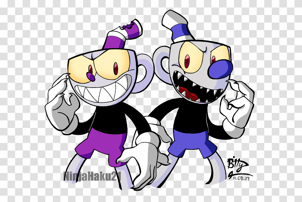 On Twitter Evil Cuphead And Mugman, Person, Outdoors, Goggles, People Transparent Png