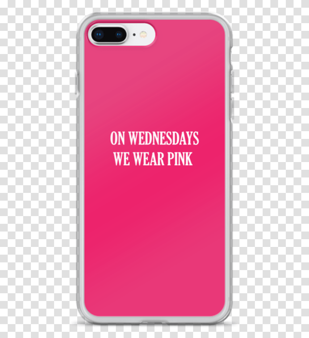On Wednesday We Wear Pink Iphone Case Mobile Phone Case, Electronics Transparent Png
