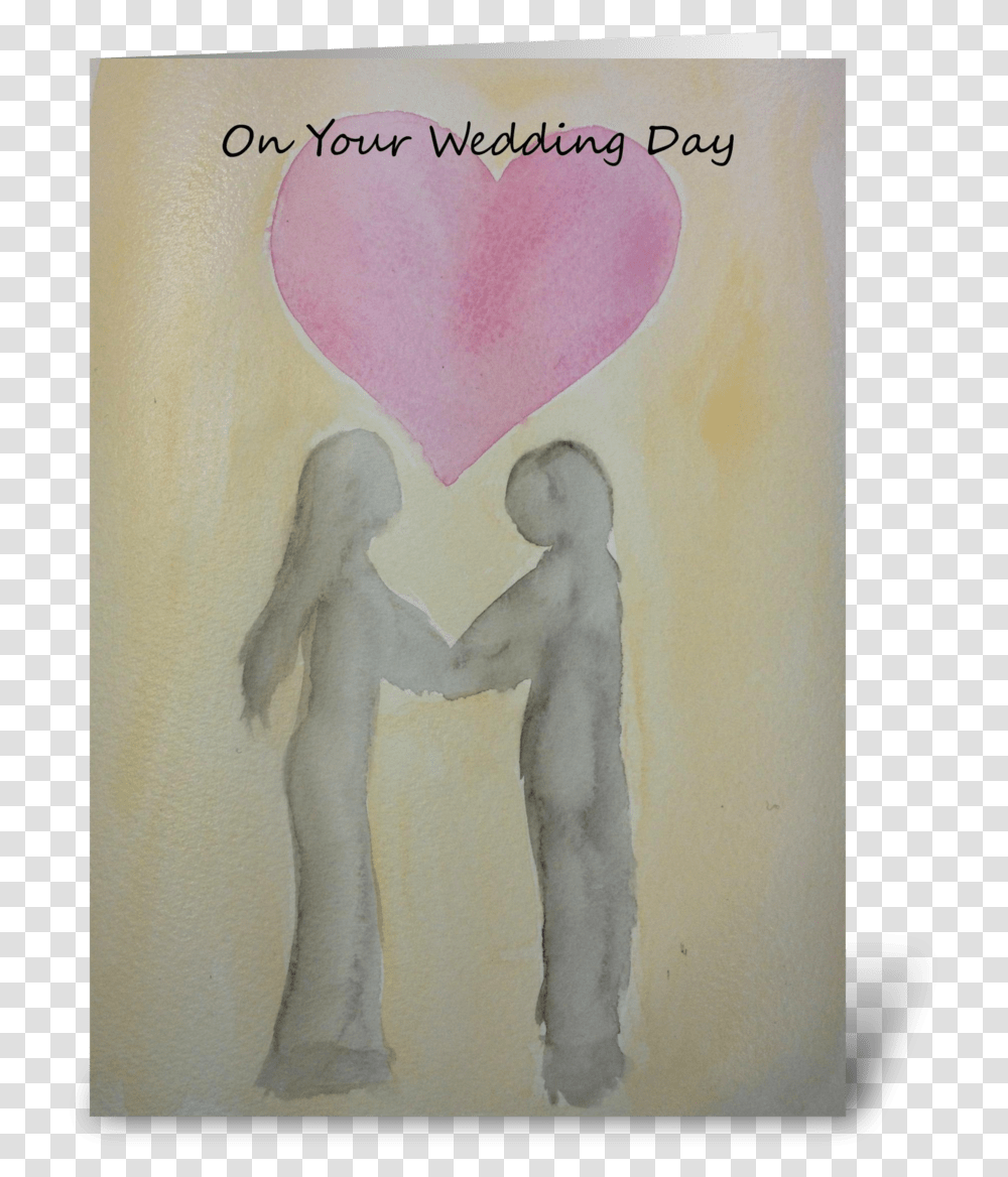 On Your Wedding Day Greeting Card Love, Painting, Canvas, Drawing Transparent Png