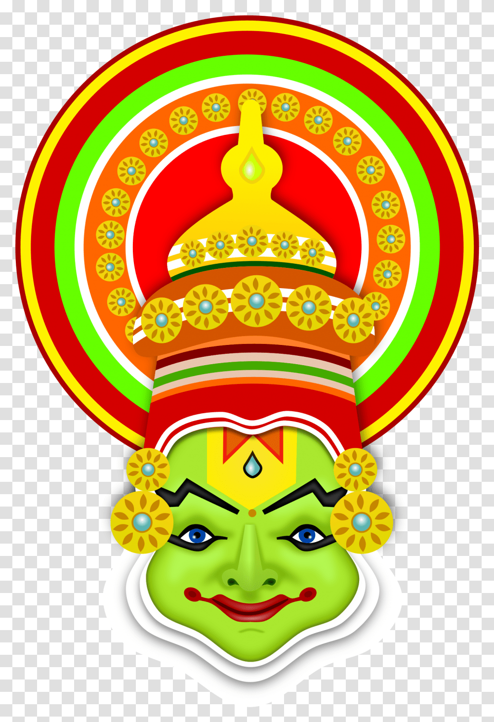 Onam Mask Clip Arts Onam Hd, Face, Diwali, Photography, Crowd Transparent Png