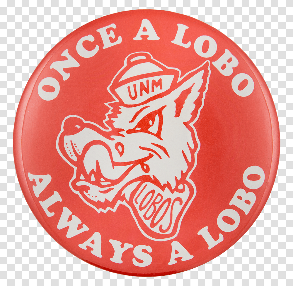 Once A Lobo Sports Button Museum Key Club, Logo, Trademark, Badge Transparent Png