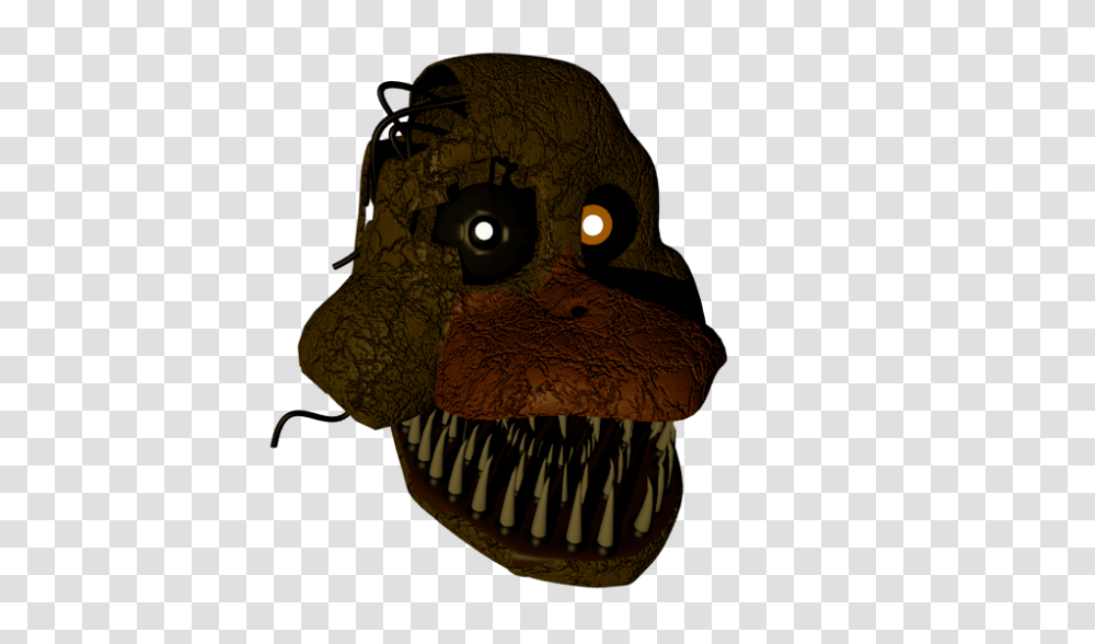 Once Again Another Nightmare Head This Time Its Chica Once, Animal, Toy, Reptile, Dinosaur Transparent Png